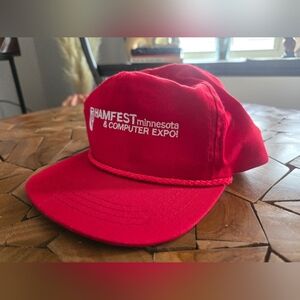 Vintage Red Trucker Hat
